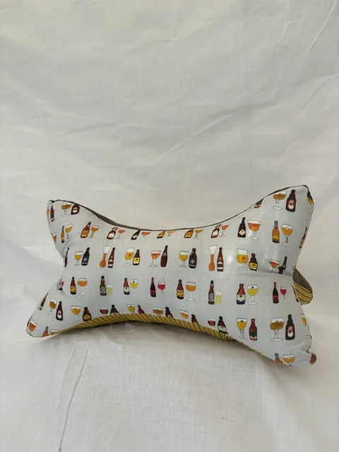 Coussin "Confort de lecture" - Bière spéciale | Pivoine et Coton