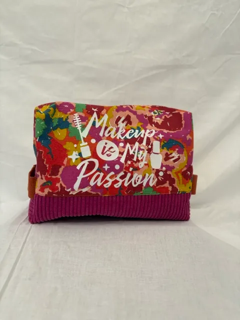 Trousse de toilette Cube - Makeup is my passion | Pivoine et Coton