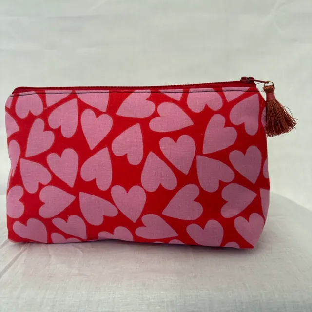 Pochette Fourre-tout - Love | Pivoine et Coton