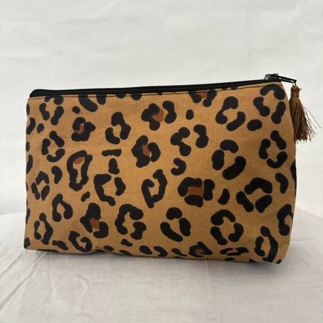 Pochette Fourre-tout - Safari | Pivoine et Coton