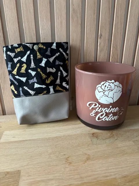 Protection livre de poche (8) | Pivoine et Coton