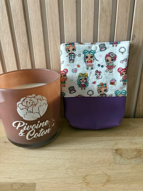 Protection livre de poche (10) | Pivoine et Coton