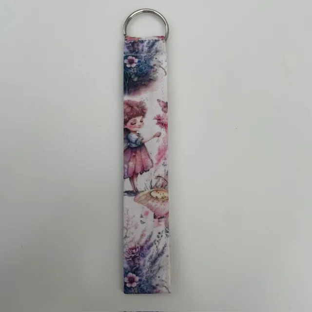 porte clés (12) | Pivoine et Coton