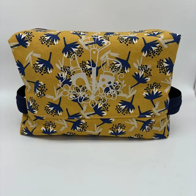 Trousse de toilette Cube - Brille (2) | Pivoine et Coton